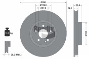 BDS1266HC Brzdový kotouč BENDIX Braking