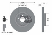 BDS1484HC Brzdový kotouč BENDIX Braking