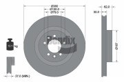 BDS1729HC Brzdový kotouč BENDIX Braking
