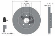 BDS1686 Brzdový kotouč BENDIX Braking