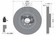 BDS1539HC Brzdový kotouč BENDIX Braking