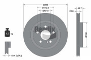 BDS1848 Brzdový kotouč BENDIX Braking