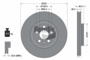 BDS1504HC Brzdový kotouč BENDIX Braking