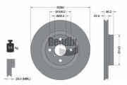 BDS1514 Brzdový kotouč BENDIX Braking