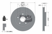 BDS1458 Brzdový kotouč BENDIX Braking