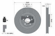 BDS1537HC Brzdový kotouč BENDIX Braking