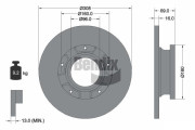 BDS1561 Brzdový kotouč BENDIX Braking