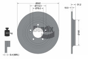 BDS1569 Brzdový kotouč BENDIX Braking