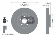 BDS1571HC Brzdový kotouč BENDIX Braking