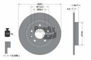 BDS1932 Brzdový kotouč BENDIX Braking