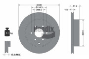 BDS2111 Brzdový kotouč BENDIX Braking