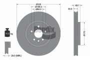 BDS1634HC Brzdový kotouč BENDIX Braking