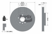 BDS2093HC Brzdový kotouč BENDIX Braking