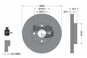 BDS1830 Brzdový kotouč BENDIX Braking