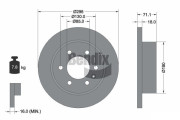 BDS1584 Brzdový kotouč BENDIX Braking