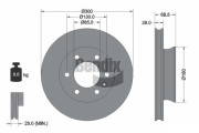BDS1585 Brzdový kotouč BENDIX Braking