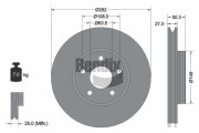 BDS2029HC Brzdový kotouč BENDIX Braking