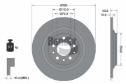 BDS2245 Brzdový kotouč BENDIX Braking