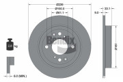 BDS1593 Brzdový kotouč BENDIX Braking