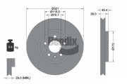 BDS2030HC Brzdový kotouč BENDIX Braking