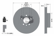 BDS2133HC Brzdový kotouč BENDIX Braking