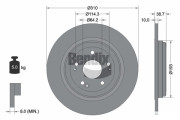 BDS2108 Brzdový kotouč BENDIX Braking