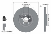 BDS1600HC Brzdový kotouč BENDIX Braking