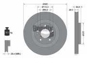 BDS2134 Brzdový kotouč BENDIX Braking