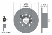 BDS1601 Brzdový kotouč BENDIX Braking