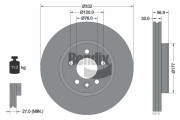 BDS2162HC Brzdový kotouč BENDIX Braking