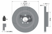 BDS1603 Brzdový kotouč BENDIX Braking
