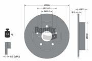 BDS2094 Brzdový kotouč BENDIX Braking