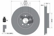 BDS2187HC Brzdový kotouč BENDIX Braking