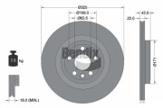 BDS1611HC Brzdový kotouč BENDIX Braking