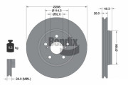 BDS2251 Brzdový kotouč BENDIX Braking