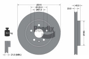 BDS2165 Brzdový kotouč BENDIX Braking