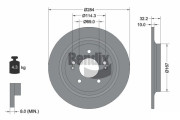 BDS2174 Brzdový kotouč BENDIX Braking