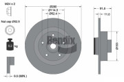 BDS2234 Brzdový kotouč BENDIX Braking