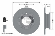 BDS2235 Brzdový kotouč BENDIX Braking