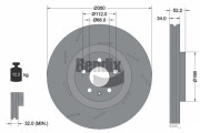 BDS2207LHC Brzdový kotouč BENDIX Braking