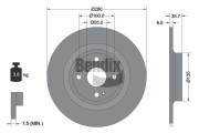 BDS1619 Brzdový kotouč BENDIX Braking