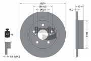 BDS2194 Brzdový kotouč BENDIX Braking