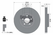 BDS1927HC Brzdový kotouč BENDIX Braking