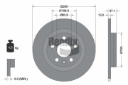 BDS2154 Brzdový kotouč BENDIX Braking