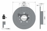 BDS1618 Brzdový kotouč BENDIX Braking