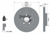 BDS2256 Brzdový kotouč BENDIX Braking