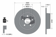 BDS2258 Brzdový kotouč BENDIX Braking