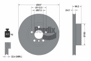BDS1631HC Brzdový kotouč BENDIX Braking