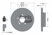 BDS2281 Brzdový kotouč BENDIX Braking