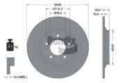 BDS2264 Brzdový kotouč BENDIX Braking